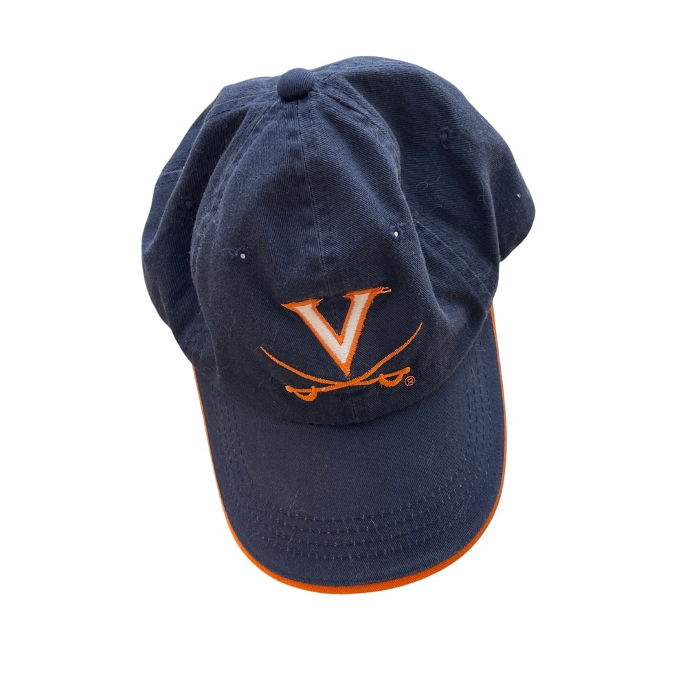 Virginia Cavaliers Hat Baseball Cap Navy Orange CAVS NCAA Collegiate‎